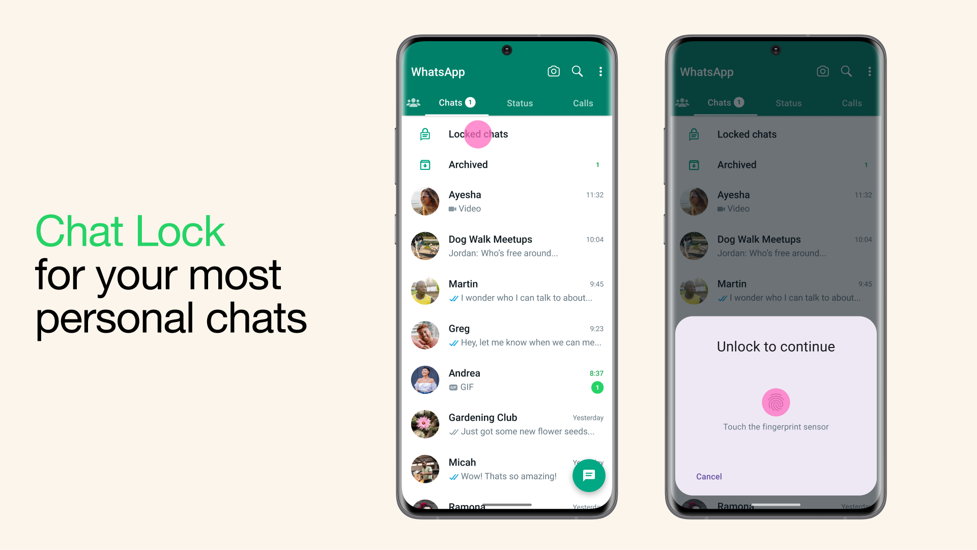 WhatsApp’s new privacy feature locks sensitive chats and hides them from notifications