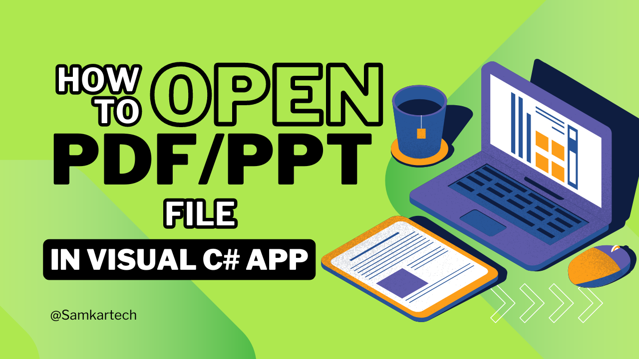How to open PDF/PPT File in Visual c# app