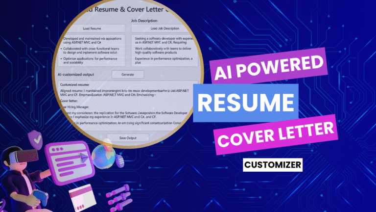 How to make AI-Powered Resume Cover Letter Customizer App