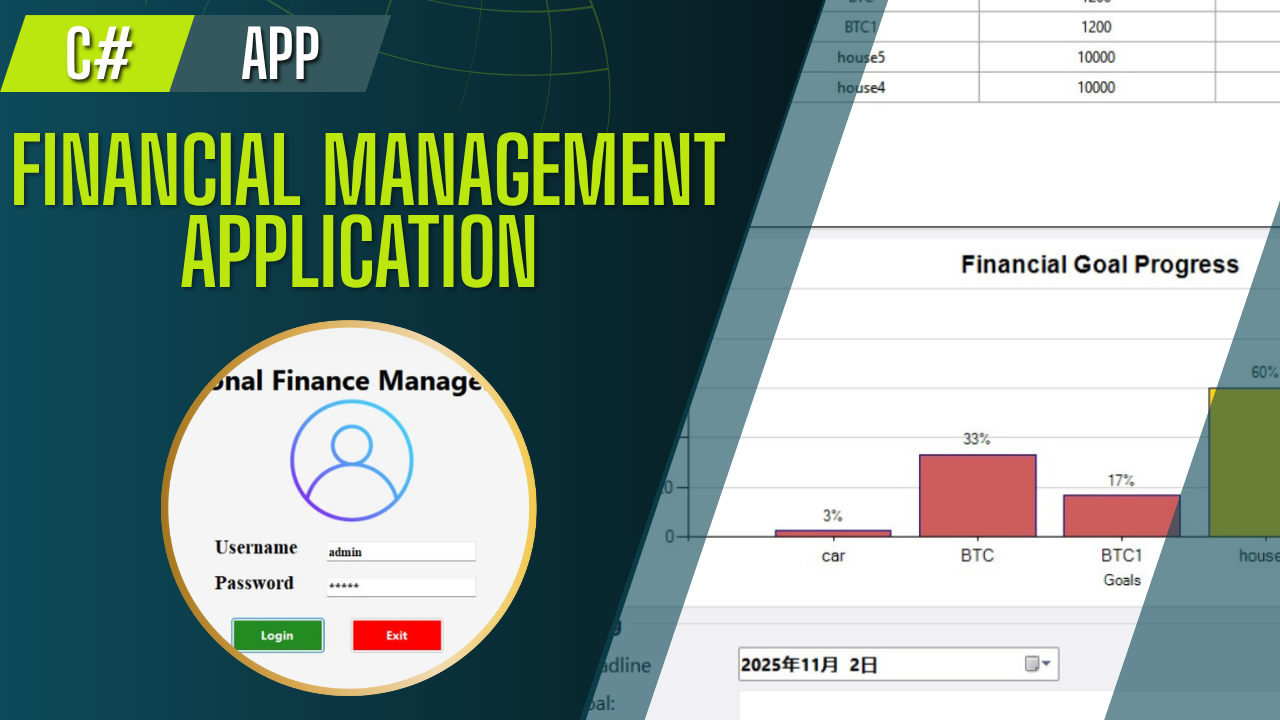 How to Create a  Finance Management app in C#